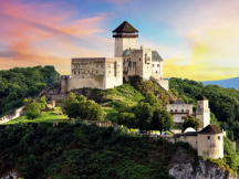 Autocamping Trenčín na Ostrove Hrad Trenčín