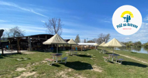 Autocamping Trenčín na Ostrove Pláž na ostrove a bistro